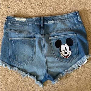 Fun Disney pair of denim shorts!
